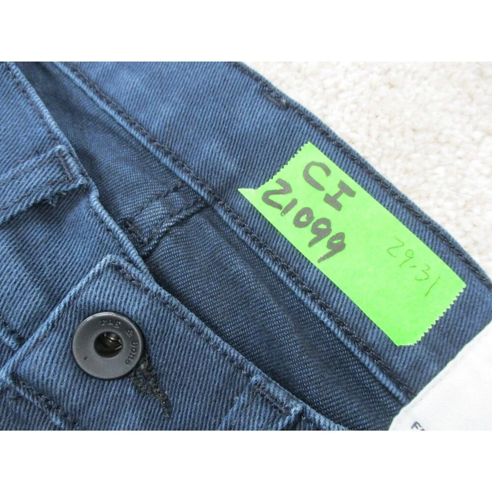 Rag & Bone Jeans Mens 29 Fit 2 Slim Blue Stretch Denim Straight Leg 29x31 USA